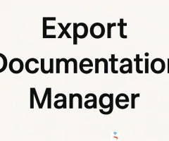 Export Documentation Manager